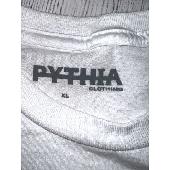 Pythia Clothing White Graphic Short Sleeve Casual Fit T-shirt (XL) - Picture 5 of 6